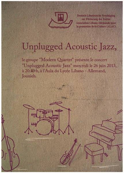 Unplugged Acoustic Jazz at The German-Lebanese School