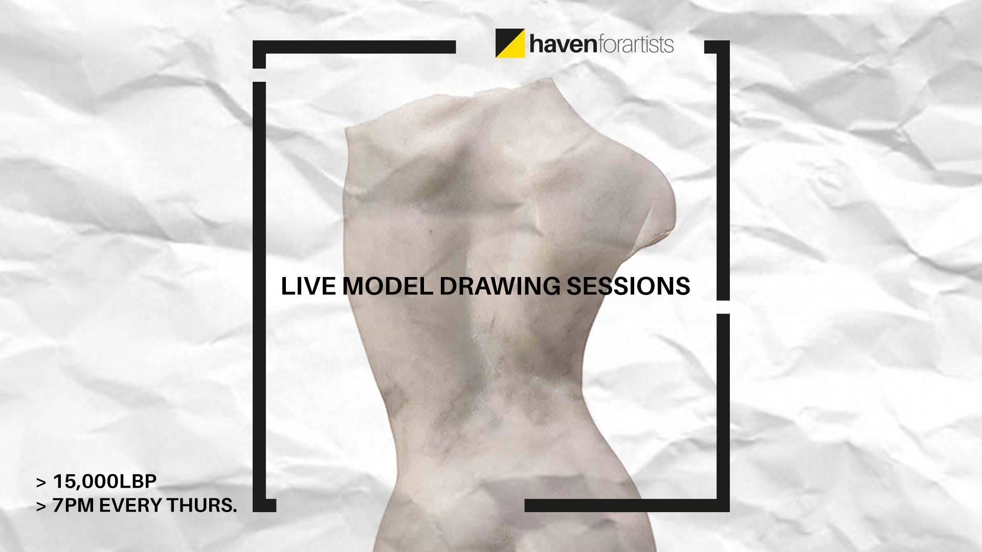 Live Model Drawing Session