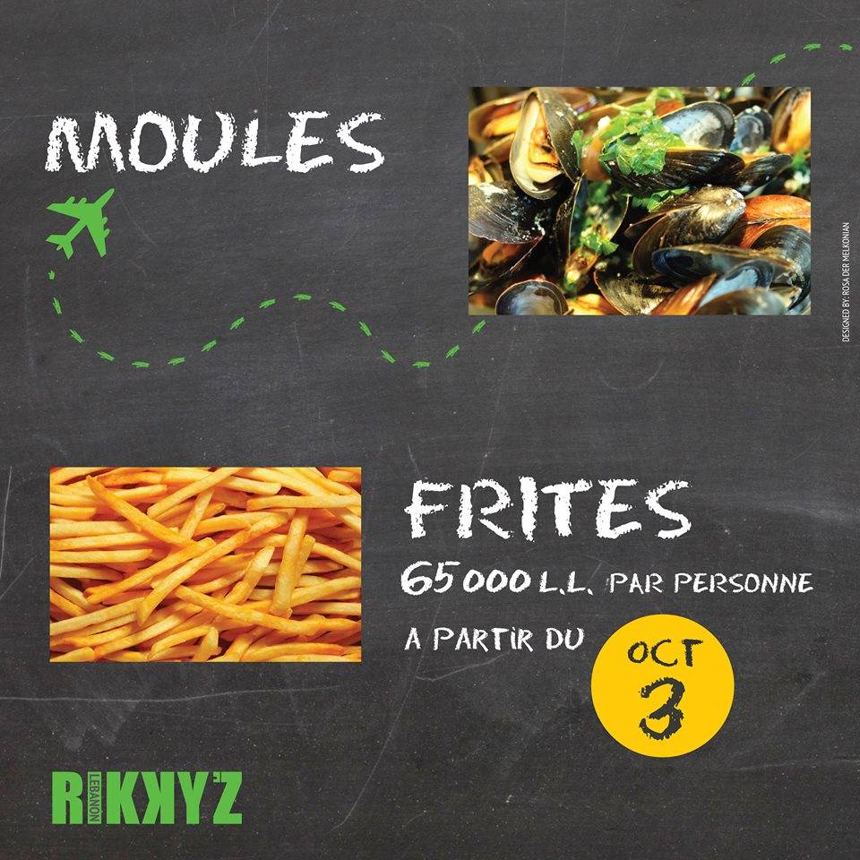 Moules et Frites at Rikky'z
