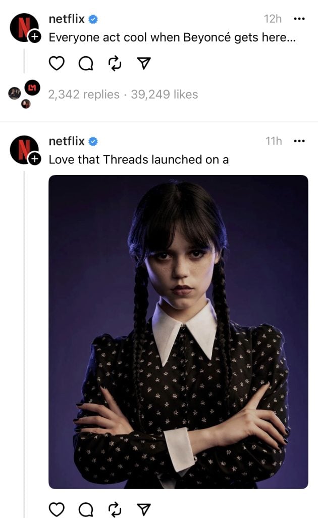 netflix threads