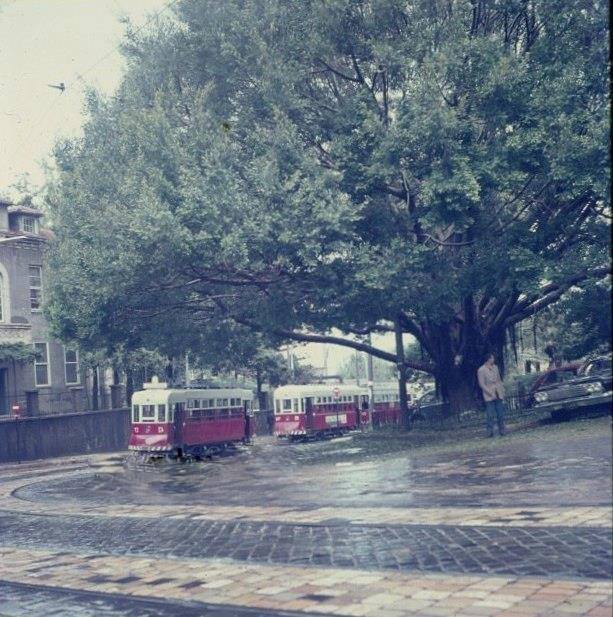 Tramway near AUB Medical Gate (1963)