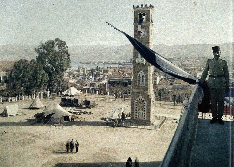 Old Beirut, French soldier (1919)