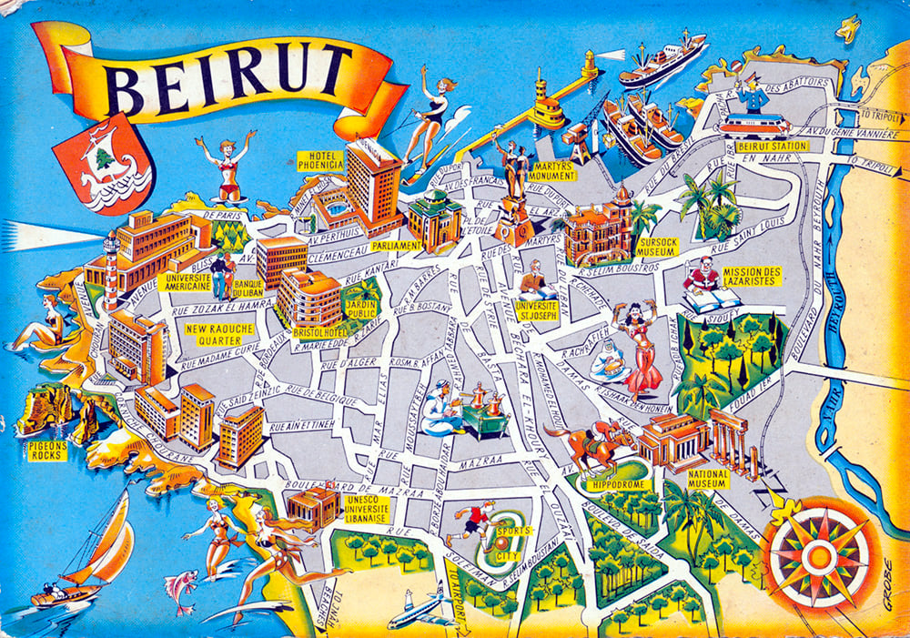 16 Rare Vintage Lebanese Postcards That We Absolutely Love »