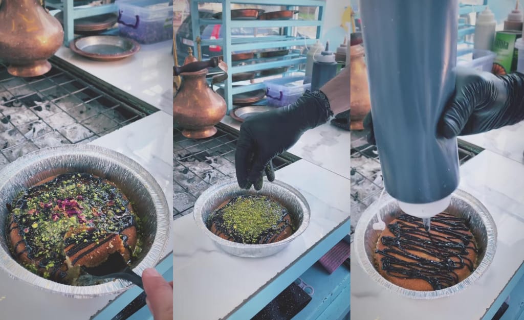 ٥ محلات كنافة ملغومة شوكولا وأسعارها