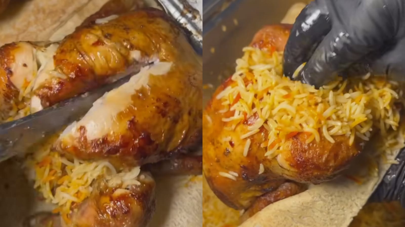 فروج عالفحم محشي رز عند هالمحل ببيروت!