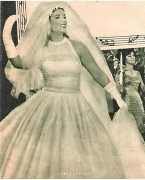 فساتين عرس مشاهير الزمن الجميل