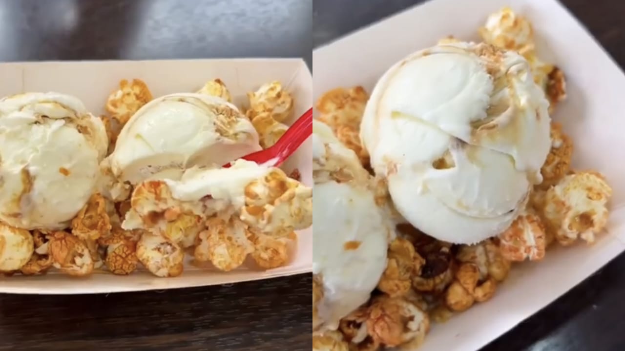 اختراع جديد: بوظة ع فحم وبوظة ع بوشار عند هالمحل!