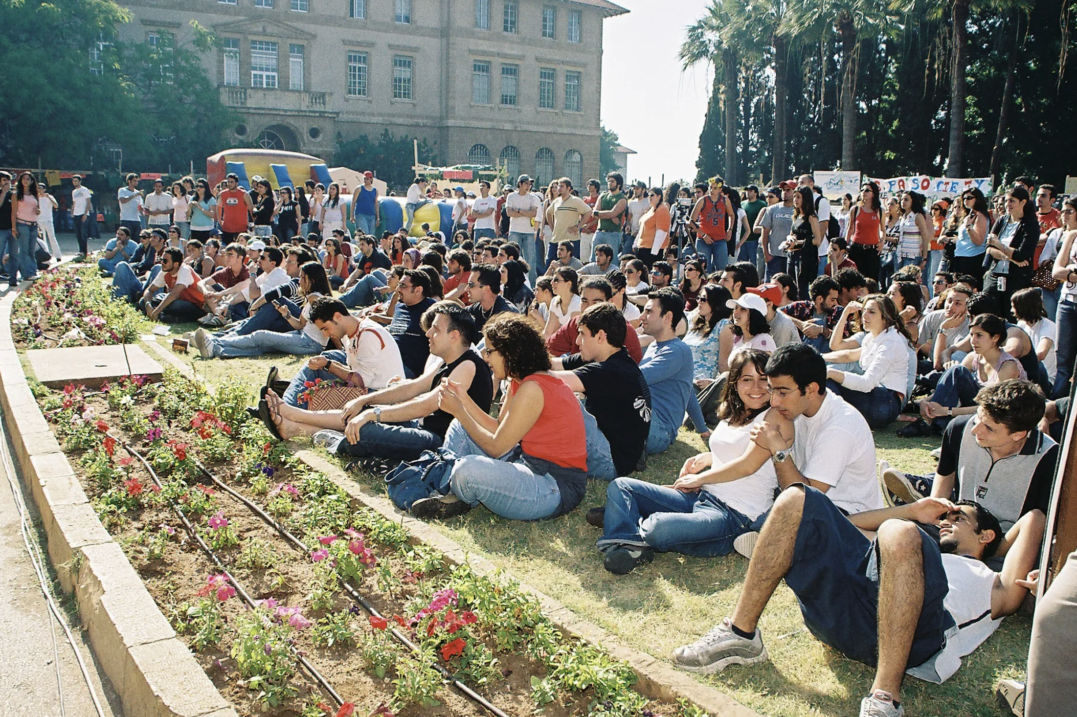 Throwback pictures of AUB outdoors