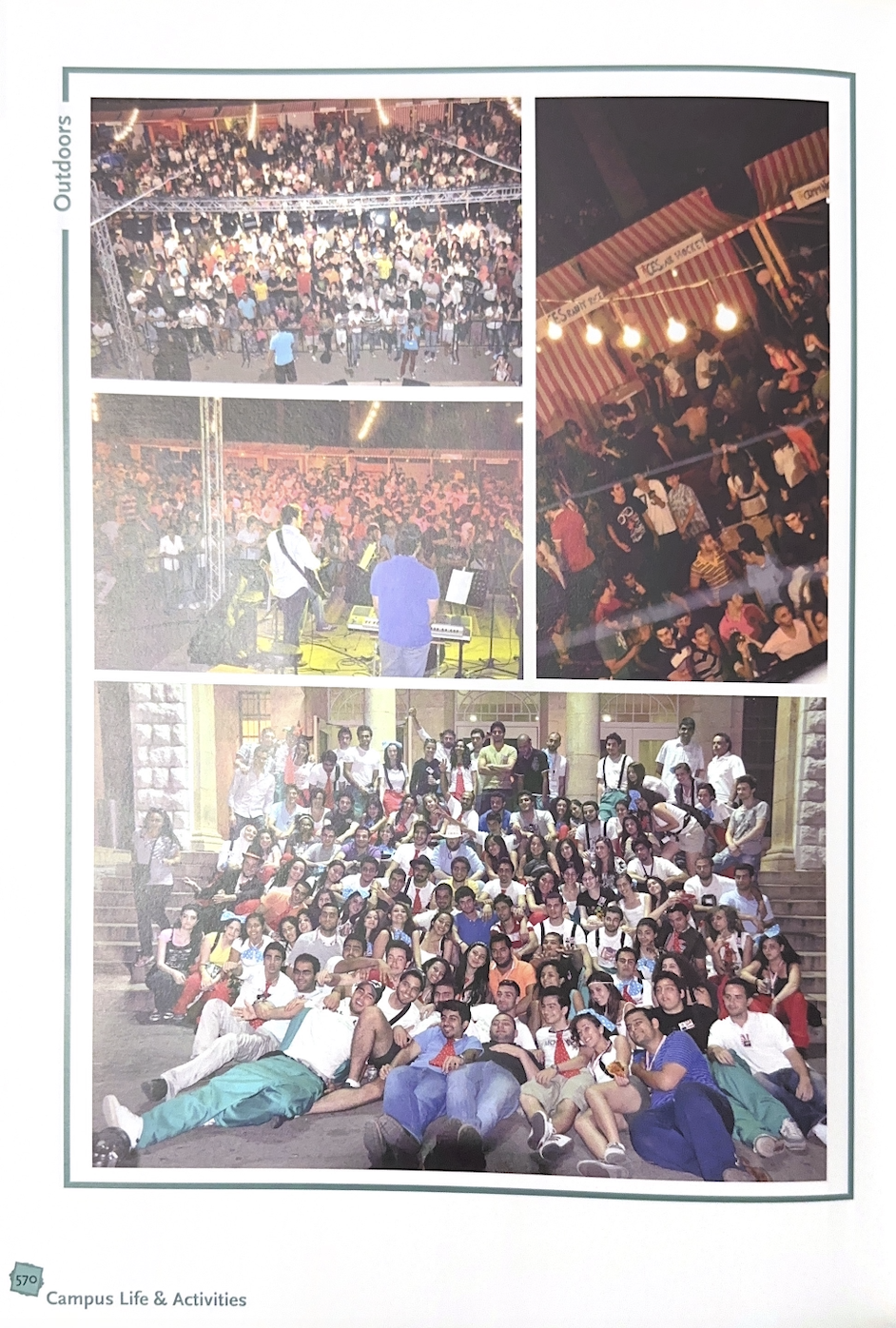 Throwback pictures of AUB outdoors