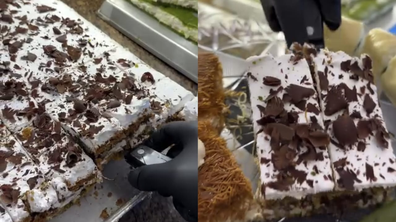 معمول مد بقشطة مع شوكولا بلجيكي عند محل واحد ببيروت!