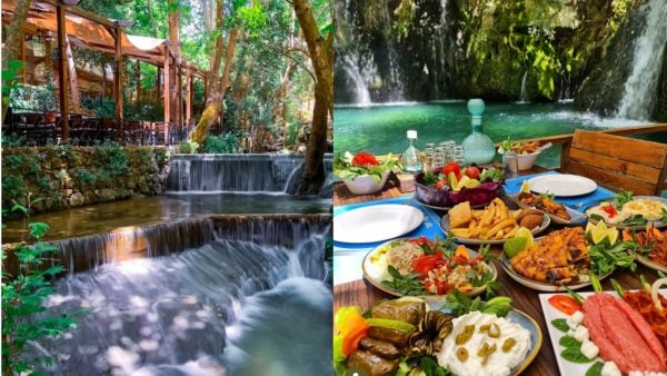 أحلى 40 مطعم بقعدة ع النهر والشلالات بكل لبنان