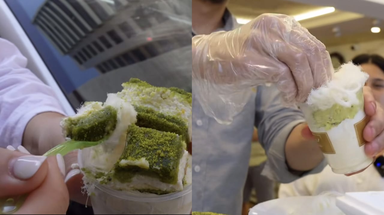 بوظة مع غزل البنات وداعوقية عند محل واحد ببيروت!