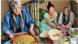 أجنبية حصدت ملايين المشاهدات ع يومياتها مع تيتا بلبنان