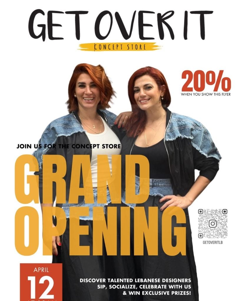 Lebanese Brand "Get Over It" Opens New Boutique in Beirut!