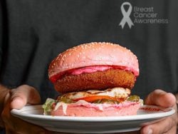 Fries Lab Drops Pink Burger for Breast Cancer Awareness Month