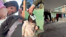 حلاق جنوبي عم يقدّم حلاقة ببلاش للولاد النازحين