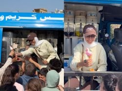 A Sweet Initiative: Lebanese Journalist Distributes Free Ice Cream to Displaced Children