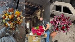 Amid Destruction, Lebanese Florist Returns to Dahye With Stunning Bouquets